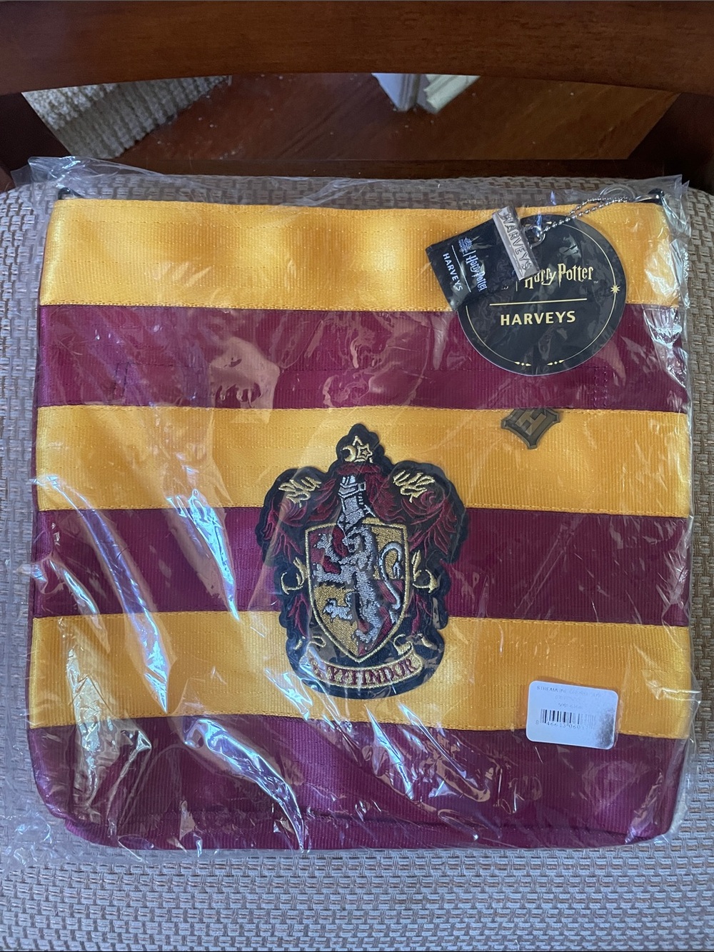 Harveys Gryffindor Stripe Crossbody - Gold & Maroon